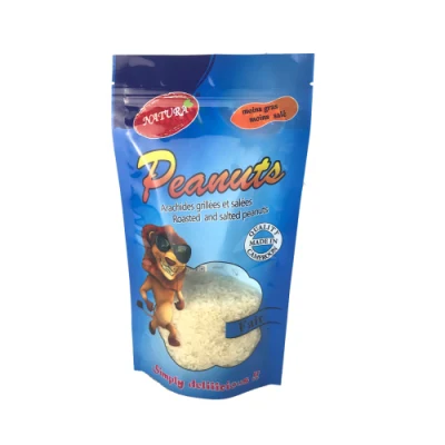 Confezione di sacchetti per alimenti per animali Doypack con cerniera richiudibile da 1 kg